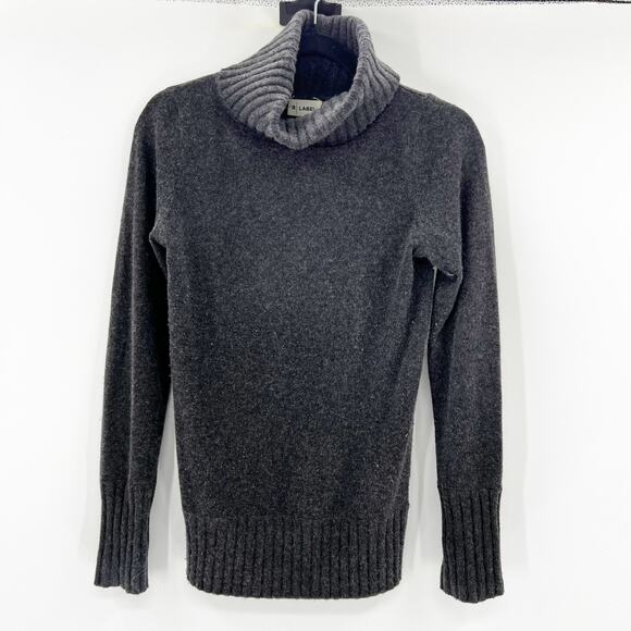 R Label Grey‎ Cashmere Wool Turtleneck Sweater XS - Picture 2 of 5